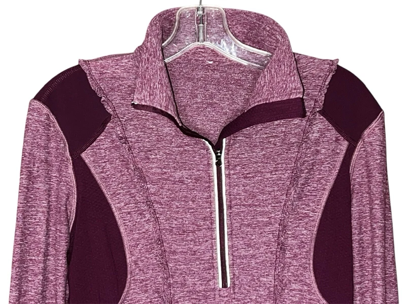 lululemon performance 1/4 zip running sweatshirt