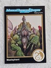 AD&D Maelephant Gold Border Trading Card #143 Dungeon & Dragons 1991 NM