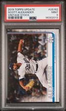 Scott Alexander - 2019 Topps Update Vintage Stock  PSA 9  #33/99