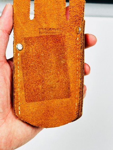 WISS - Vintage Brown 100% Genuine Leather Snips/Tool Holder/Holster ANTIQUE - Bild 10 von 12