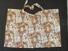 Modest Mom Nursing Cover Hooter Hider Yellow Tan Neutral Hawaiian Flowers