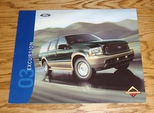 Original 2003 Ford Excursion Sales Brochure 03 XLT Eddie Bauer Limited 