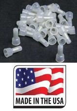 100 PCS PACK 22-18 GAUGE AWG NYLON CRIMP CLOSED END CAPS CONNECTOR ALARM WIRE UL