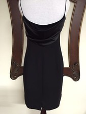 Jones New York WOMENS LIttle Black Dress Sz 4 SPAGHETTI STRAP Lined~ FUN EUC