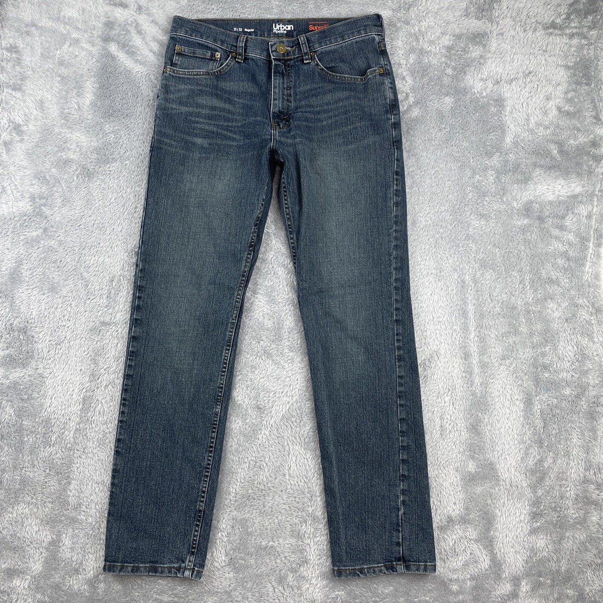 Urban Pipeline Jeans Men's 31x32* Blue SuperFlex Regular Fit Denim Pants