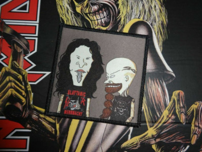 Slayer PatchThrash Metal Battle Jacket 666 Beavis Kutte Slaytanic Venom xx