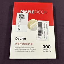 Daolyo Pimple Patches for Face 4 Size 300 Counts Acne Patches Hydrocolloid Pa...