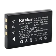1x Kastar Battery for Fujifilm NP-60 ROLLEI Prego dp5330