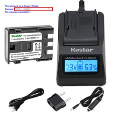 Kastar Battery LCD Fast Charger for Canon Genuine NB-2L NB-2LH OEM CB-2LW CB2LWE