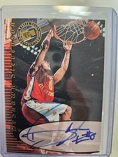 2000 Press Pass Authentics On Card Autograph DeSHAWN STEVENSON RC rookie-card. rookie card picture