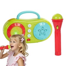 Karaoke Machine For Kids Multi-functional Microphone Karaoke Speaker Toy Battery