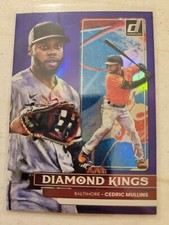 2022 Panini Donruss Cedric Mullins DK Holo Purple Baltimore Orioles #5