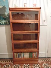 Vitrinenschrank "Barrister Bookcase" Bücherschrank Vitrine Bücherregal Birke neu