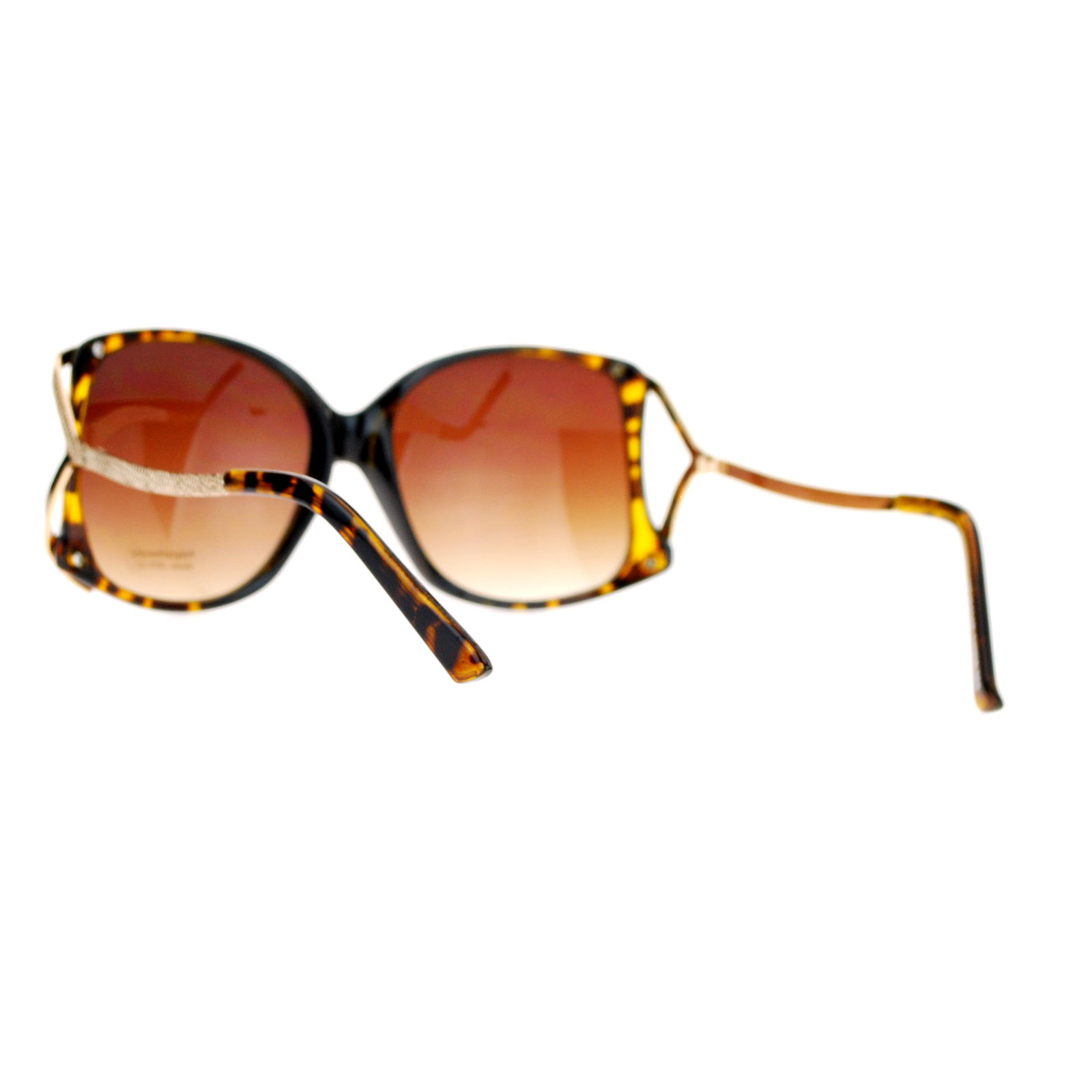 Shaped Large Frame Fashion Sunglasses