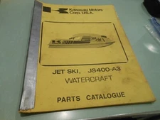 NEW OEM Kawasaki Jet Ski JS400-A3 Parts Manual Catalog # 99995-625