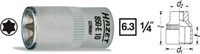 Hazet SteckschlüSsel-Einsatz Torx® 6,3Mm 1/4 Zoll AußEn Torx® 850-E4