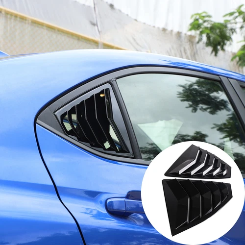 For Subaru WRX STI VB 2022-2025 ABS Gloss Black Rear Window Louver Cover Trims - Foto 10 di 16