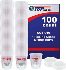 (Caja completa de 100 vasos para mezclar pint...
