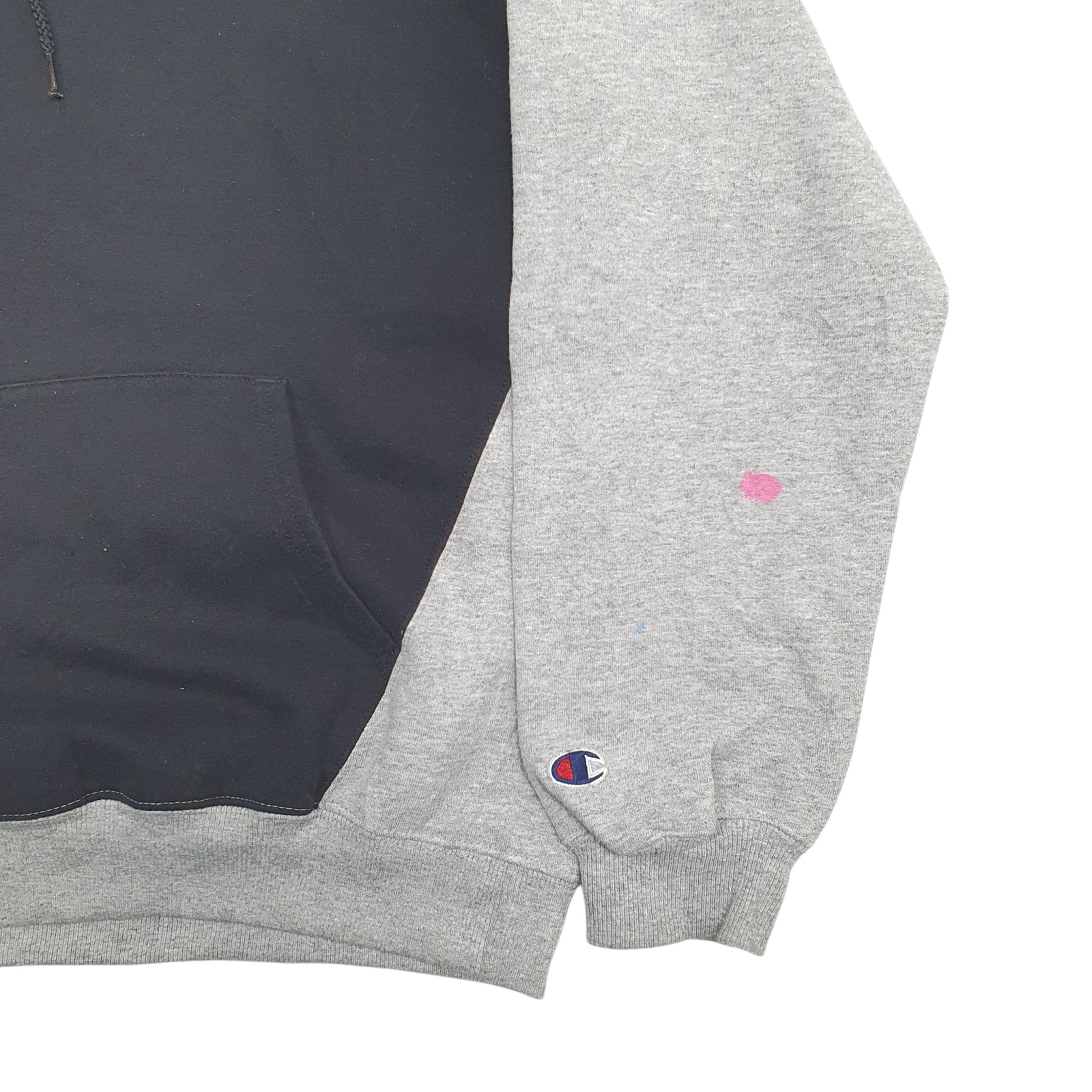 CHAMPION Hoodie Cotton Blend Jumper Sweatshirt Mens L image 4