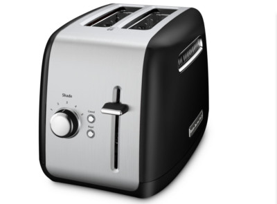 New - KitchenAid 2-Slice Toaster with manual lift lever KMT2115OB, Onyx Black