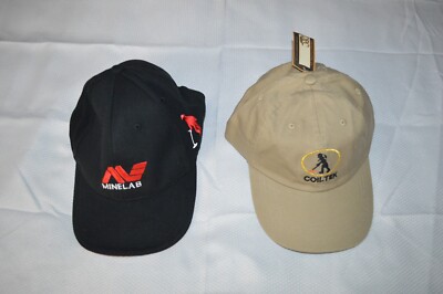 MINELAB ~ COILTEK ~ BASEBALL CAP METAL DETECTOR EMBROIDERED ADJUSTABLE HAT