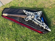 2014 Evh Stripe Series Star - Black And White - Floyd Rose &amp; D Tuna