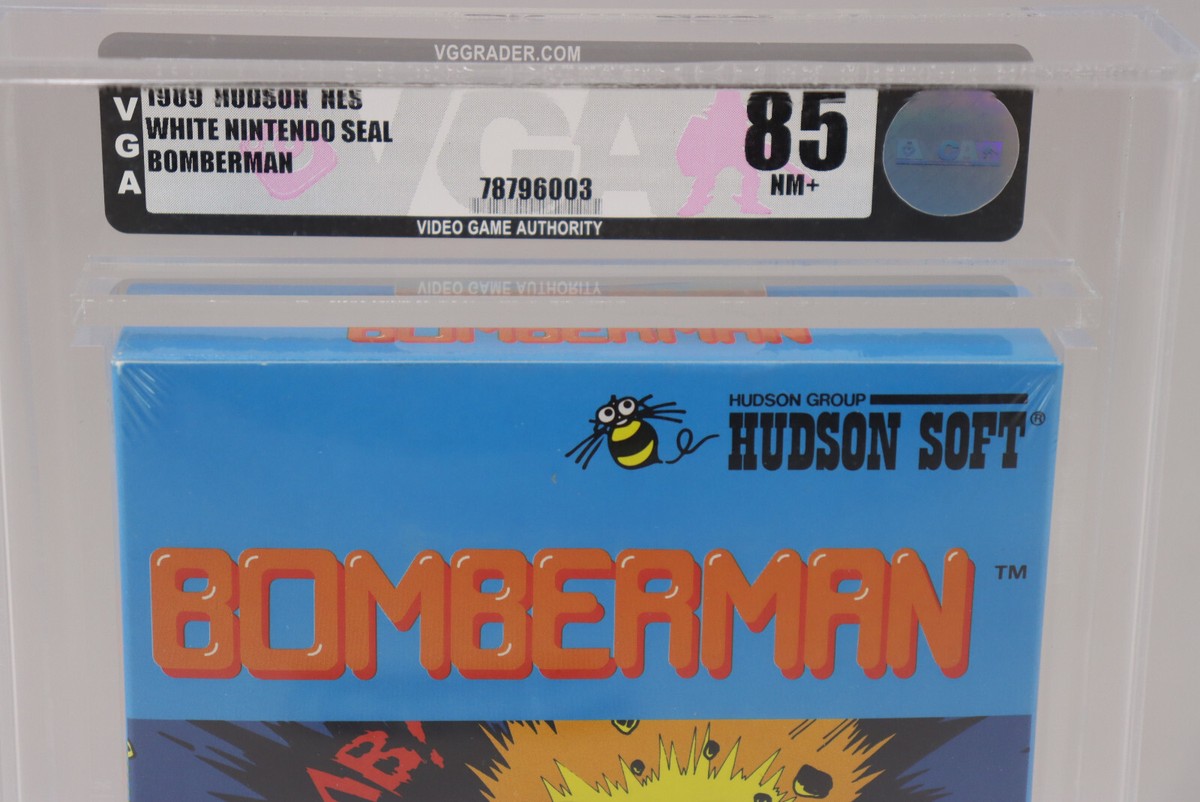 Bomberman Nintendo NES 1st Print 1989 Hudson New Factory Sealed