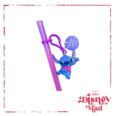 Disneyland Magic Key Stitch Valentinstag Clip und Strohhalm