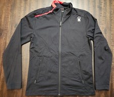 Spyder Full Zip Jacket Youth Large Black