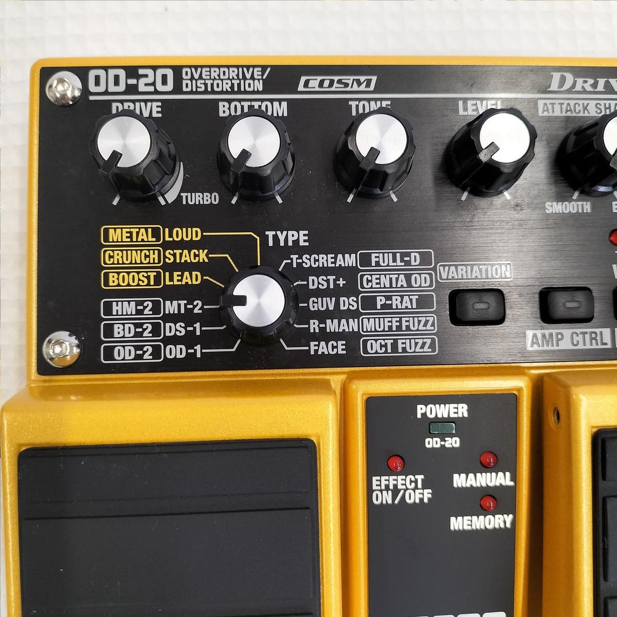 BOSS OD-20 Overdrive Distortion Guitar Effect Pedal | eBay