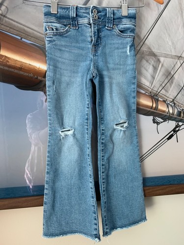 Girls Gap Kids ‘70s Flare High Rise Size 7 Slim Adjustable Waist Preowned