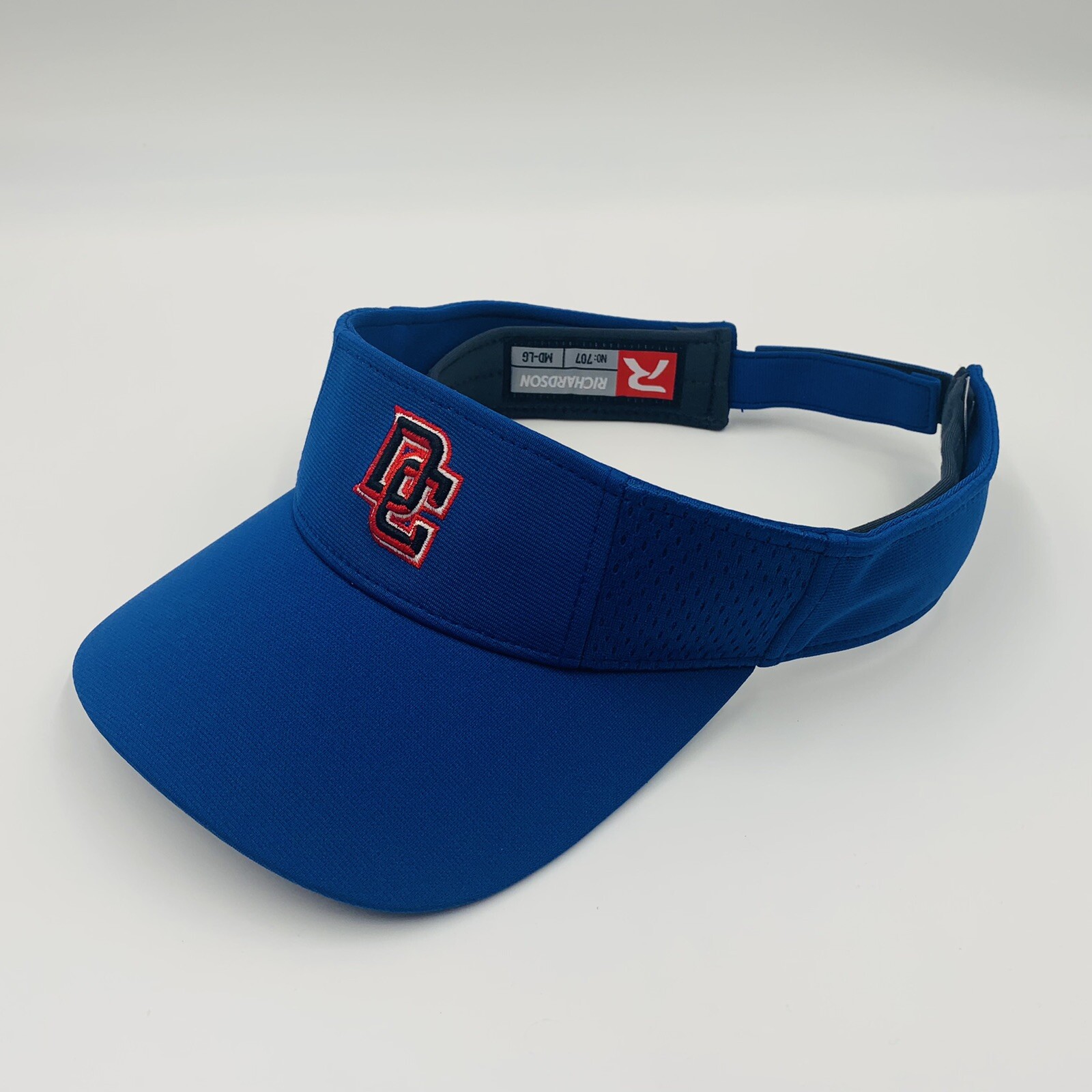 UNKNOWN DC Sun Visor Hat Cap ADJUSTABLE Adult Blu… - image 4
