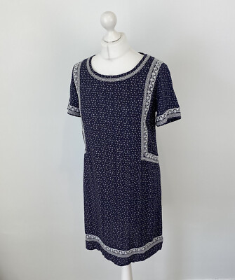 Fat Face Ruby Embroidered Mono Shift Dress Floral BNWT Sz 8 UK Ladies