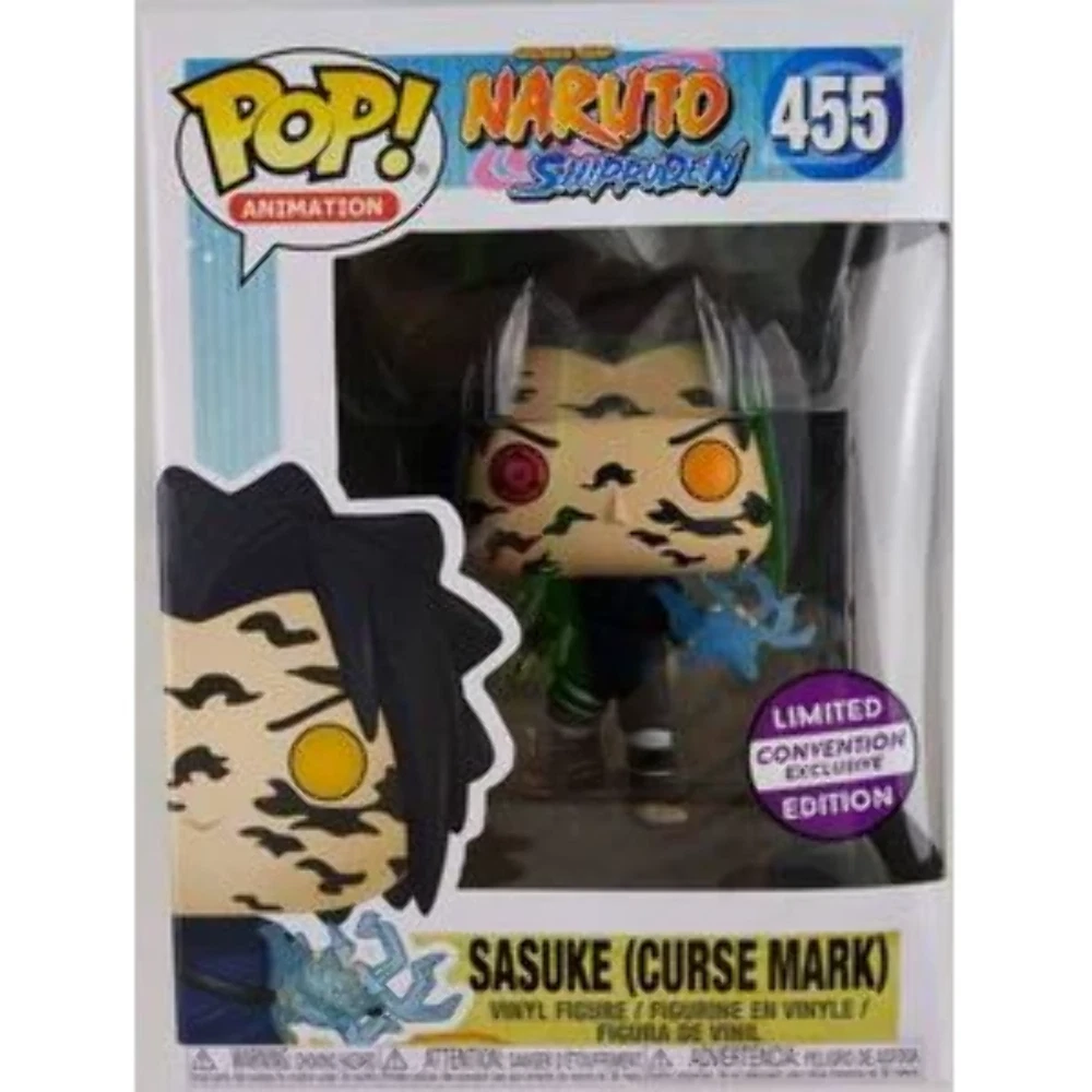 Funko POP Animation Naruto Shippuden Sasuke Curse Mark Convention Exclusi