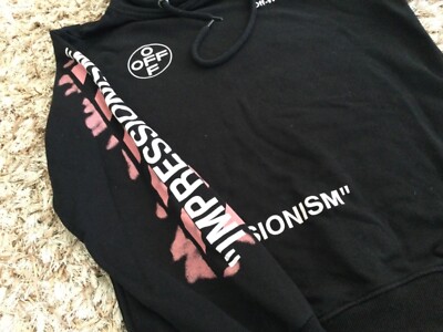 OFF-WHITE 99 Impressionism hoodie sweatshirt ladies' size XL | eBay