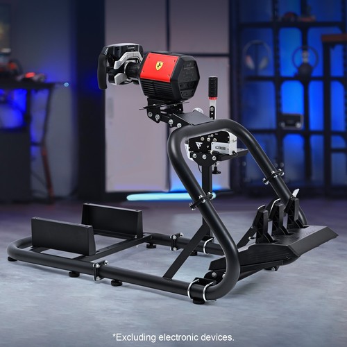 Dardoo Racing Sim Cockpit With TV Stand &Seat Fit Logitech G920 G29 Thrustmaster - Picture 10 of 94