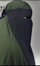 New Hijab~Womens Niqab Hijab Muslim Veil~Islamic Burqa~Niqab 1-layer no   string