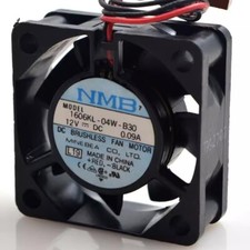 NMB 160KL-04W-B30 12V 0.09A 4015 4CM 2-Wire Ball Cooling Fan