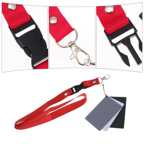 3in1 Digital 18% Black /Gray/White Card Set Photography Exposure Balance Strap - Picture 12 of 12