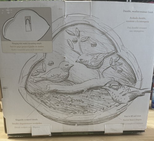 Alimentatore Jubilee Bird 2002 Stone Look montaggio a parete nuovo in confezione Bird Watchers - Foto 6 di 13