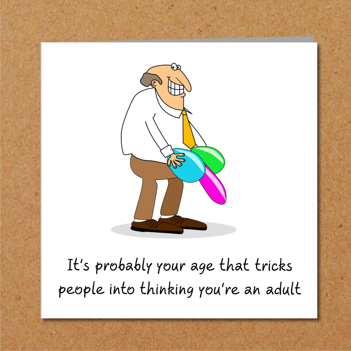 Funny, rude, sarcastic, BIRTHDAY card. 30th birthday, older than