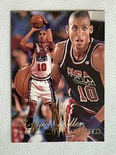 1994-95 Fleer Flair Reggie Miller #166 USA Basketball Card Indiana Pacers HOF