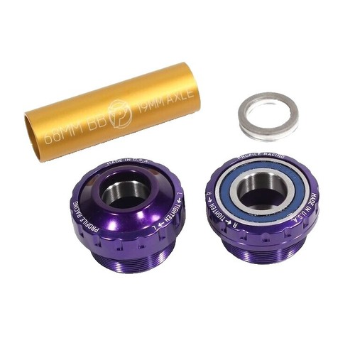 PROFILE RACING BMX AMERICAN BOTTOM BRACKET KIT BLUE 22mm SEALED