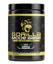 Gorilla Mode Base Pre-Workout Formula - Cherry Blackout (0.79 Lbs / 30 Servings)