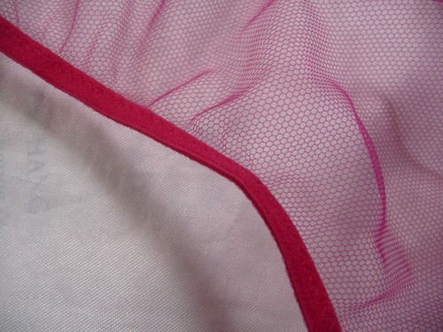 14, Agent Provocateur Juni brief, pink & red mesh, AP size 5, NEW - Picture 8 of 12