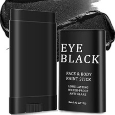 Eye Black Stick 2PCS Anti-Glare Sports Face Paint Sweat-Proof Long Lasting