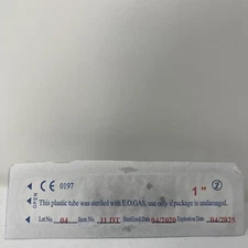 22 ct Wormhole iTatoo Tubes Sterile Disposable Tattoo Needl with Tube 1" inch