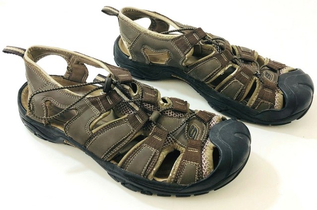 skechers leather sandals