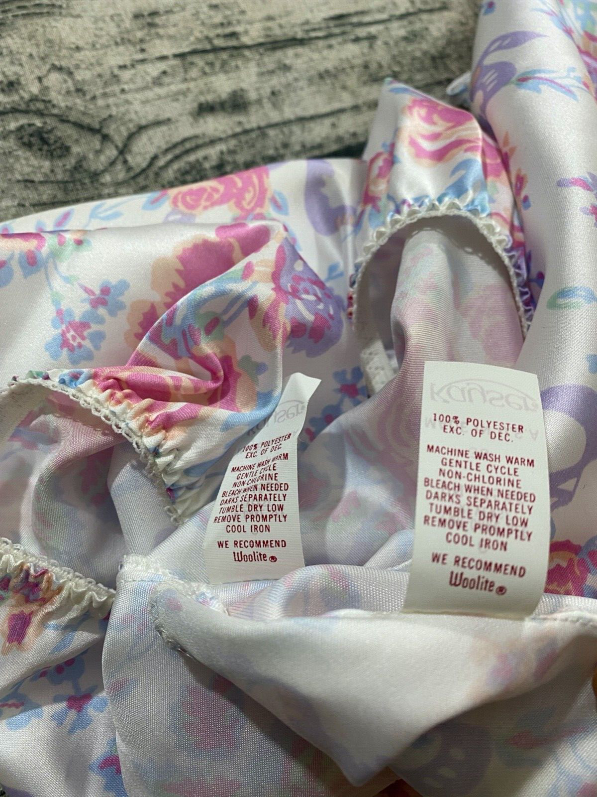 Kayser Vtg 60s 2 Piece Pajama Intimate Floral Lace Trim Shorts Cami Top USA 38/7