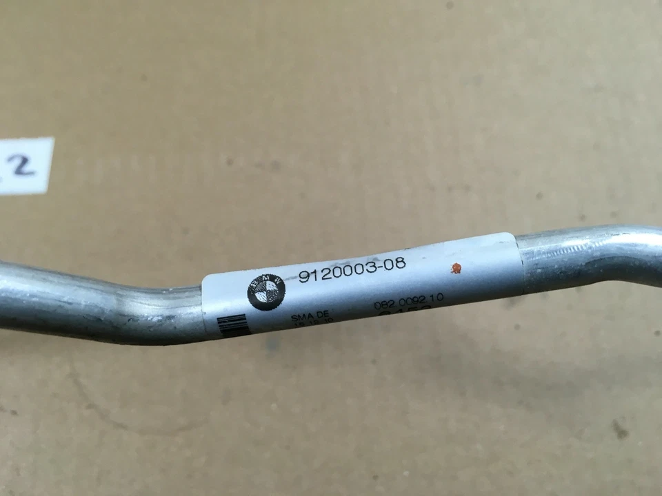 BMW 535i F10 2011-2013 aire acondicionado tubo de presión manguera línea 9120003-08 OEM. Foto 4 de 4